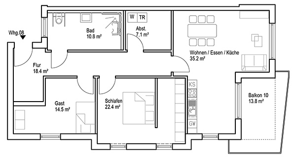 Wohnung 08