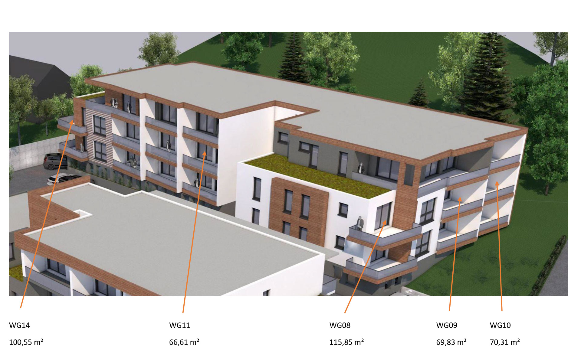 freie Wohnungen Hinterhaus – 1. Obergeschoss